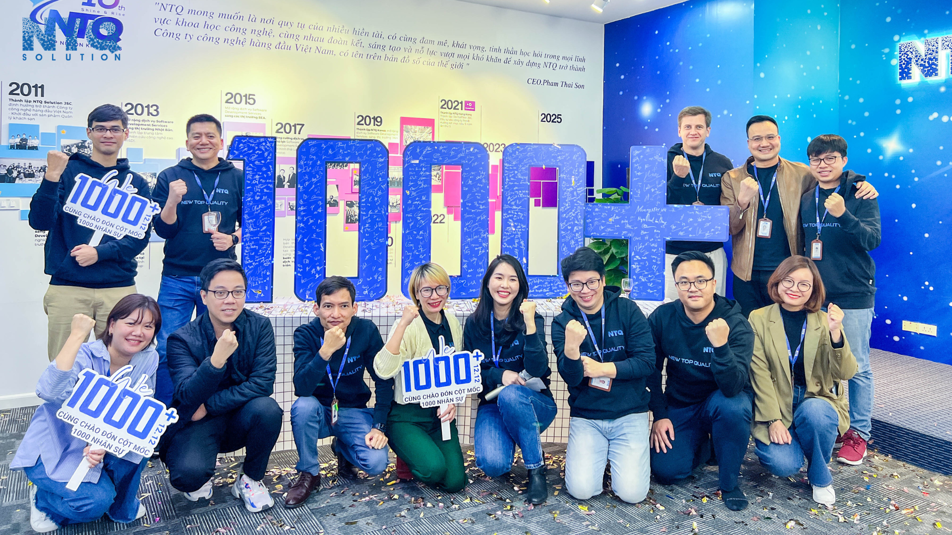 NTQ Solution reached the milestone of 1000 employees